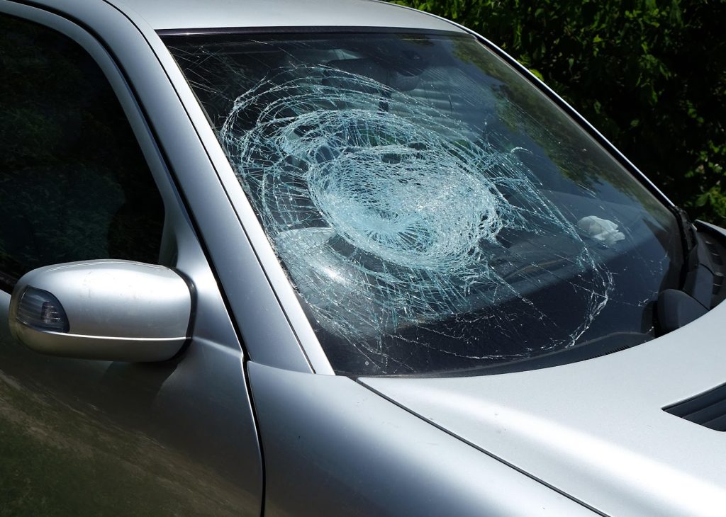 cracked windshield