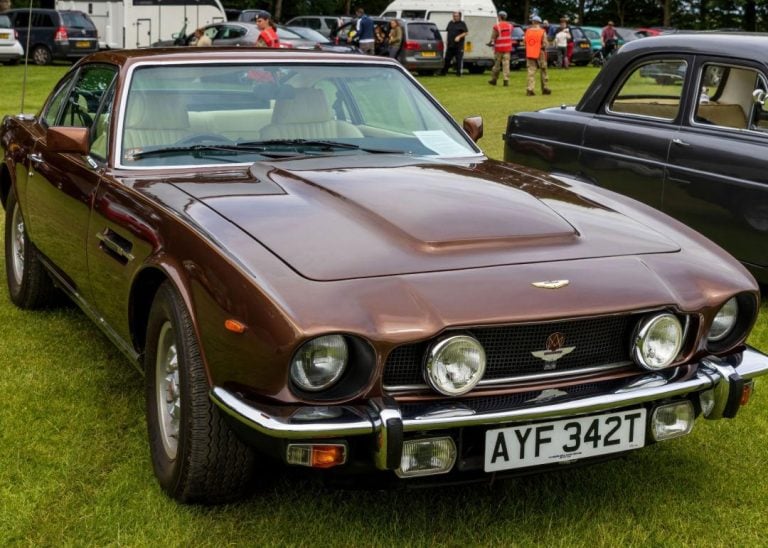 Aston Martin V8, auto insurance