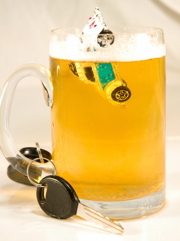 car keys beer