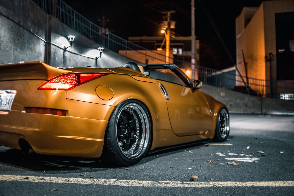 copper Nissan Z Convertible