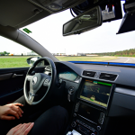 self driving car with driver monitoring