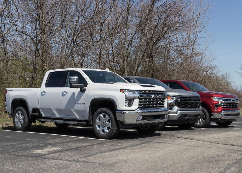 chevy trucks, 10 most stolen car models