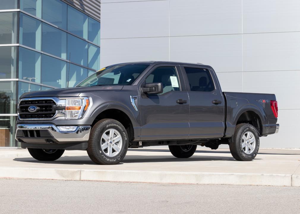 grey ford supercrew 4x4, 10 most stolen car models
