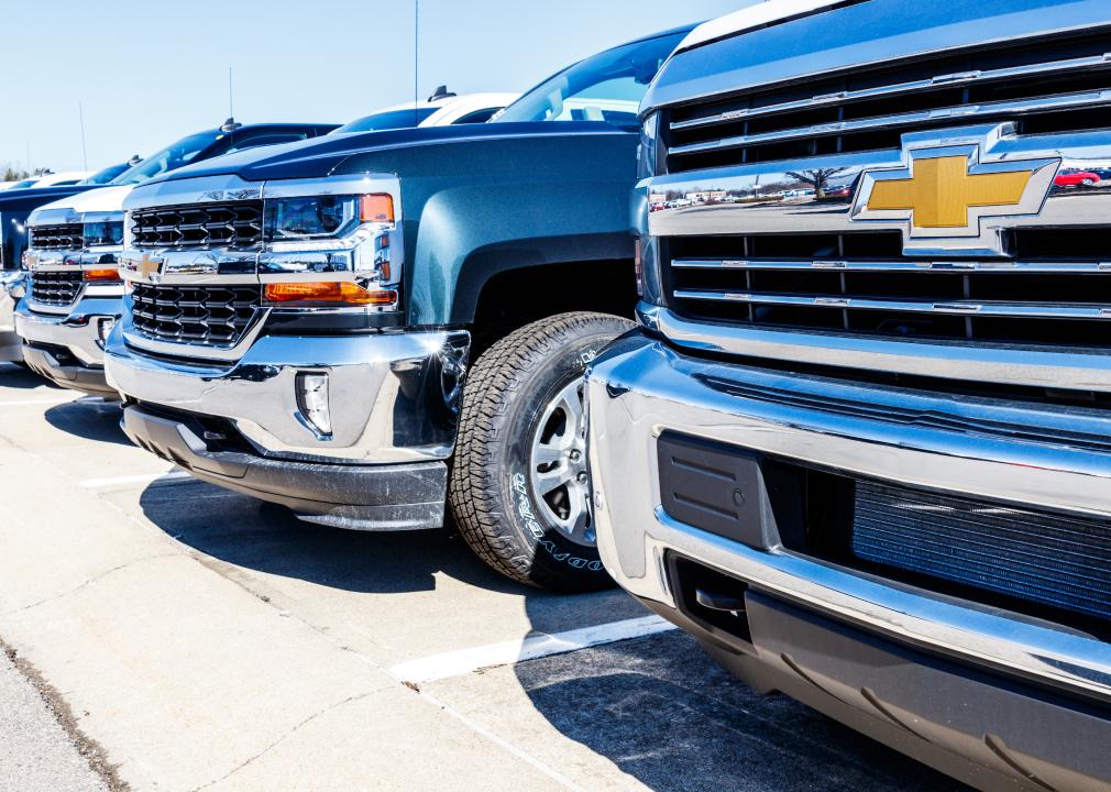 new chevrolet trucks, 10 most stolen car models