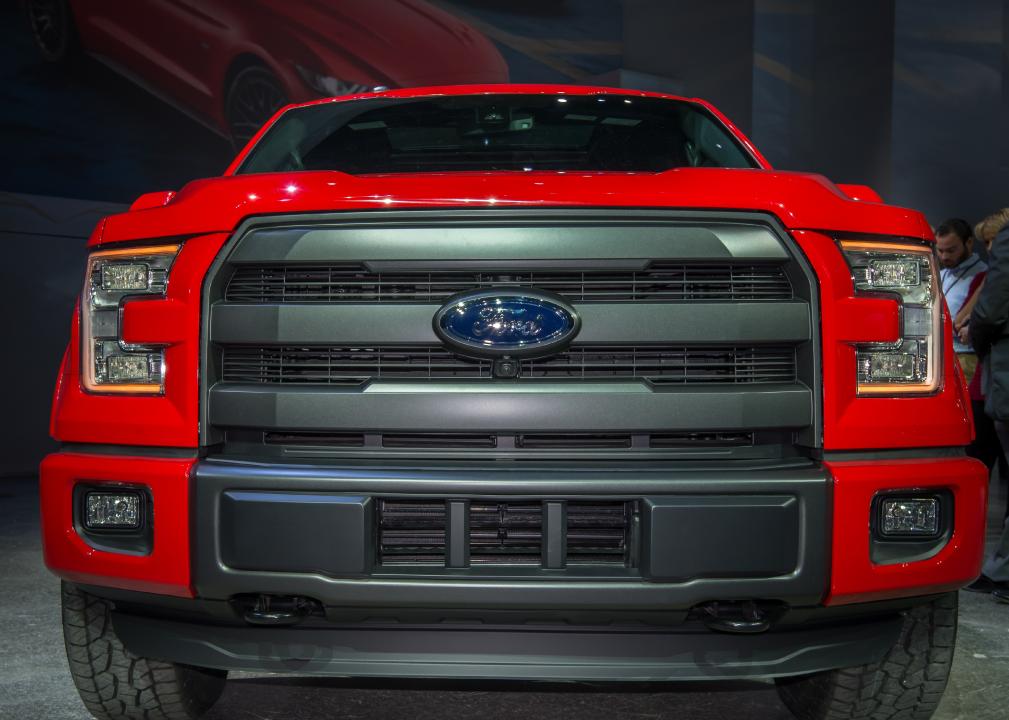 red ford truck, 10 most stolen car models