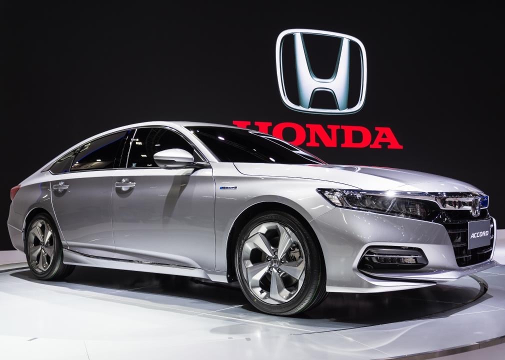 silver honda accord, 10 most stolen car models