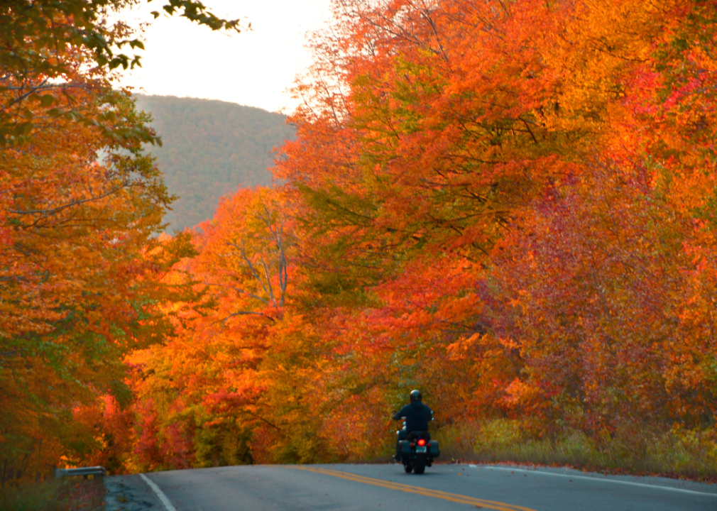motorcycle in vermont