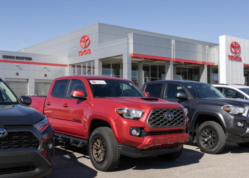 toyota tacoma, bestselling cars in the U.S.