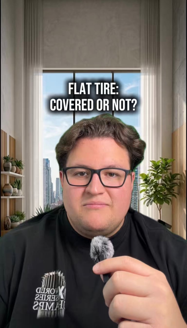 Does Car Insurance Cover Flat Tires